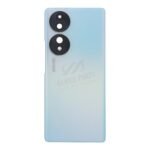 Battery Door + Battery Door Adhesive + Back Camera Lens and Bezel for Honor 70 Blue Ori
