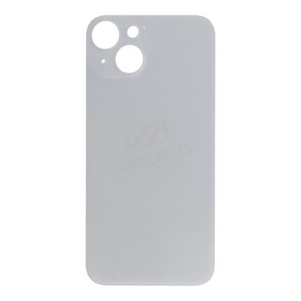 Battery Door with Adhesive for iPhone 14 Small Hole White OEM