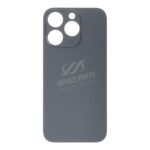 Battery Door with Adhesive for iPhone 14 Pro Small Hole Black OEM
