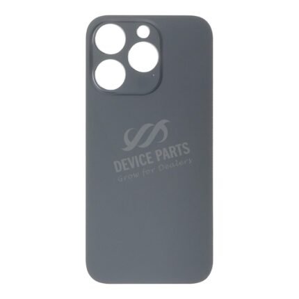 Battery Door with Adhesive for iPhone 14 Pro Small Hole Black OEM