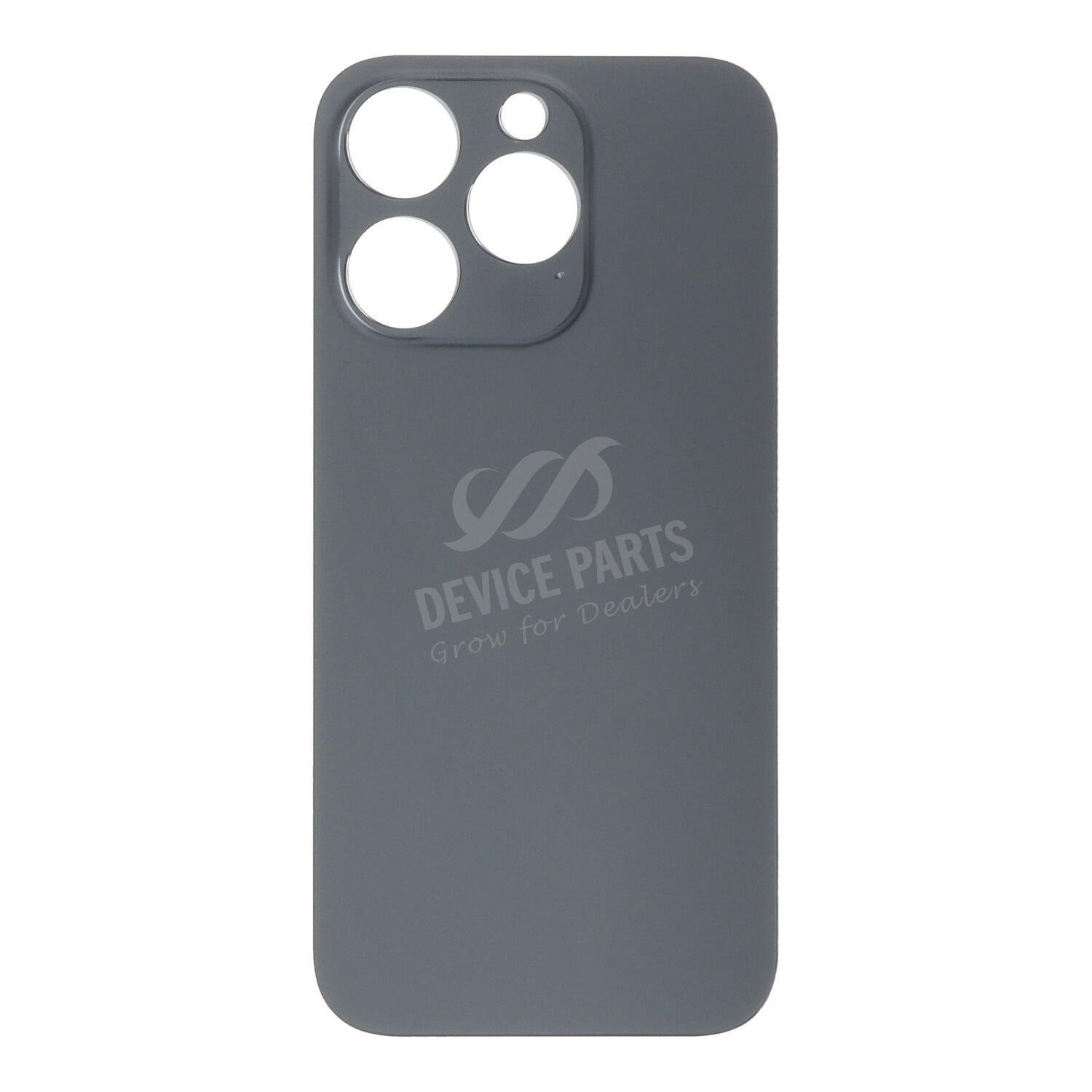as113992_2210156957_1.jpg Battery Door with Adhesive for iPhone 14 Pro Small Hole Black OEM - Image 1