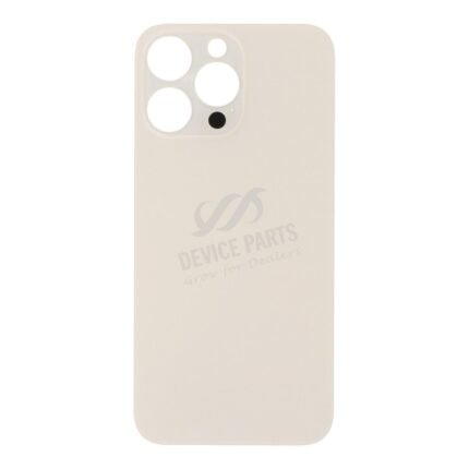 Battery Door with Adhesive for iPhone 14 Pro Max Small Hole Gold OEM