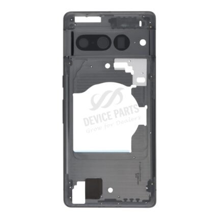 Middle Frame with Camera Lens and Bezel for Google Pixel 7 Pro Black Ori
