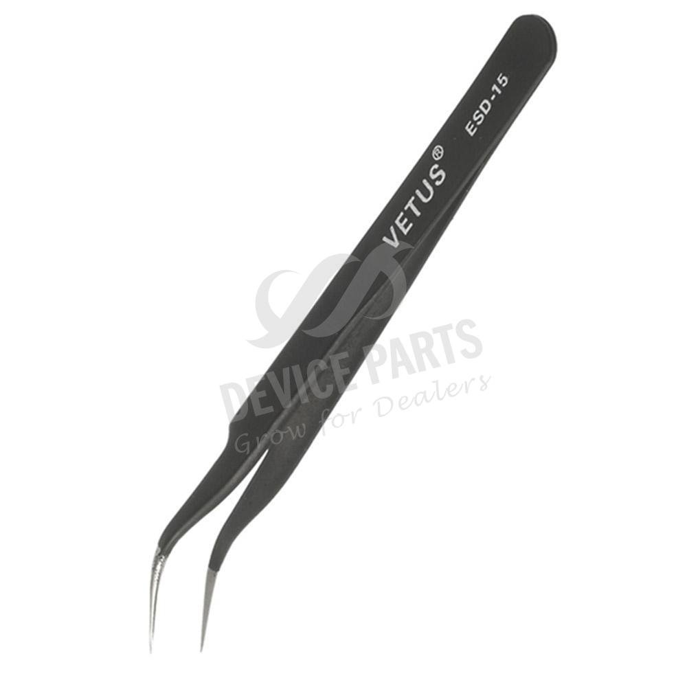 as114289_2210284257_1.jpg VETUS ESD-15 Stainless Steel Anti-static Tweezers - Image 1