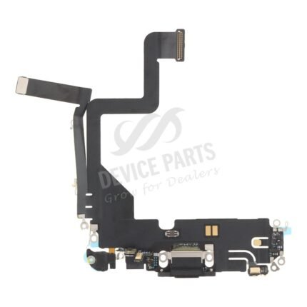 Charging Port Flex Cable for iPhone 14 Pro Black Ori