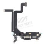 Charging Port Flex Cable for iPhone 14 Pro Max Black Ori
