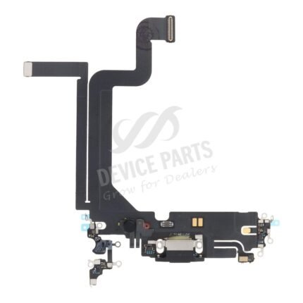 Charging Port Flex Cable for iPhone 14 Pro Max Black Ori