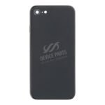 Middle Frame + Battery Door + Back Camera Lens and Bezel + Side Buttons + SIM Card Tray with Speaker Anti-Dust Mesh+Mic Anti-Dust Mesh+Side Rails+Eject Pin for iPhone SE 2022 European Version Midnight HQ