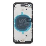 Middle Frame + Battery Door + Back Camera Lens and Bezel + Side Buttons + SIM Card Tray with Speaker Anti-Dust Mesh+Mic Anti-Dust Mesh+Side Rails+Eject Pin for iPhone SE 2022 European Version Midnight HQ - Image 2
