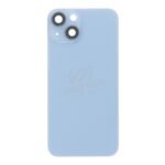 Battery Door + Back Camera Lens and Bezel for iPhone 14 Blue OEM