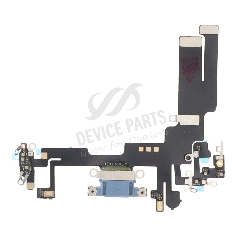 as118325_2305046336_1.jpg Charging Port Flex Cable for iPhone 14 Blue HQ - Image 1