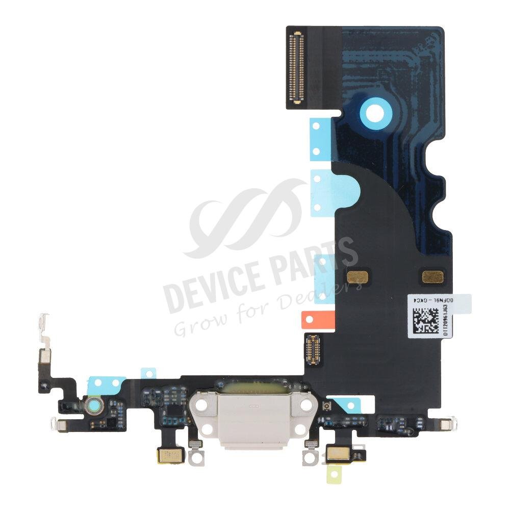 as120609_2302226675_1.jpg Charging Port Flex Cable for iPhone SE 2022 White Ori - Image 1