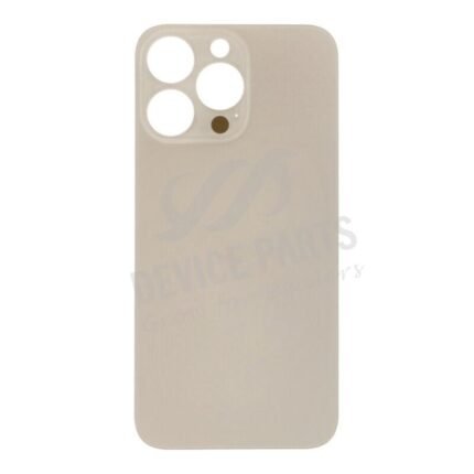 Battery Door with Adhesive for iPhone 13 Pro 6.1" Large Hole Gold without Logo OEM