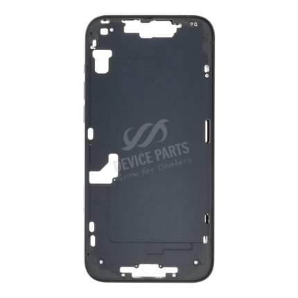 Middle Frame with Side Buttons + SIM Card Tray for iPhone 14 Plus A2886/A2885/A2888/A2887 European Version Black OEM