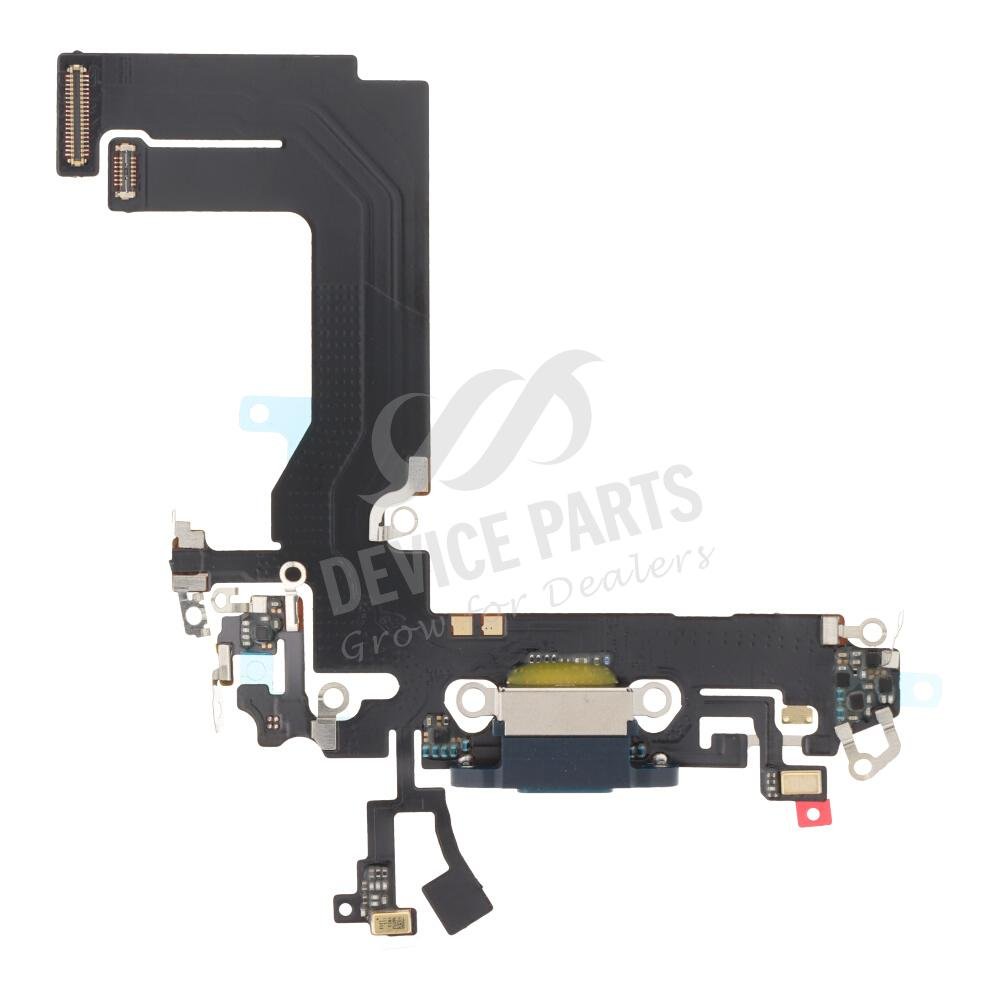 as127885_2506167209_1.jpg Charging Port Flex Cable for iPhone 13 Mini 5.4" Black without Logo OEM - Image 1