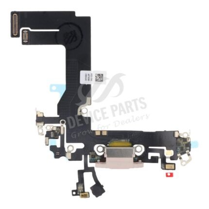 Charging Port Flex Cable for iPhone 13 Mini 5.4" Pink without Logo OEM