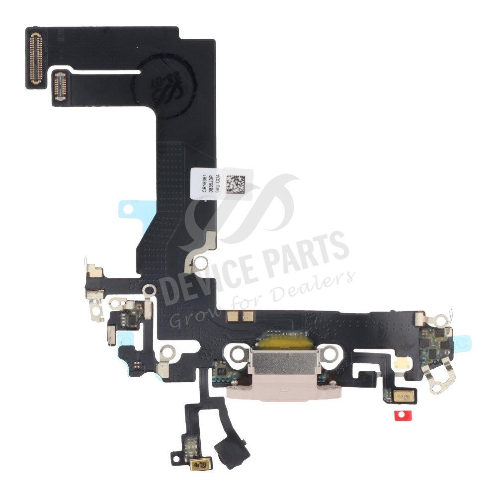 as127889_2307078604_1.jpg Charging Port Flex Cable for iPhone 13 Mini 5.4" Pink without Logo OEM - Image 1