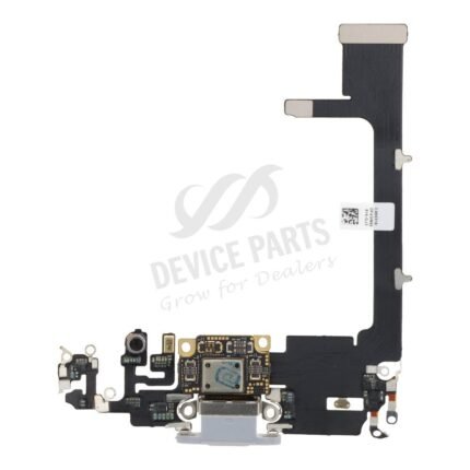 Charging Port Flex Cable with Board for iPhone 11 Pro White without Logo OEM