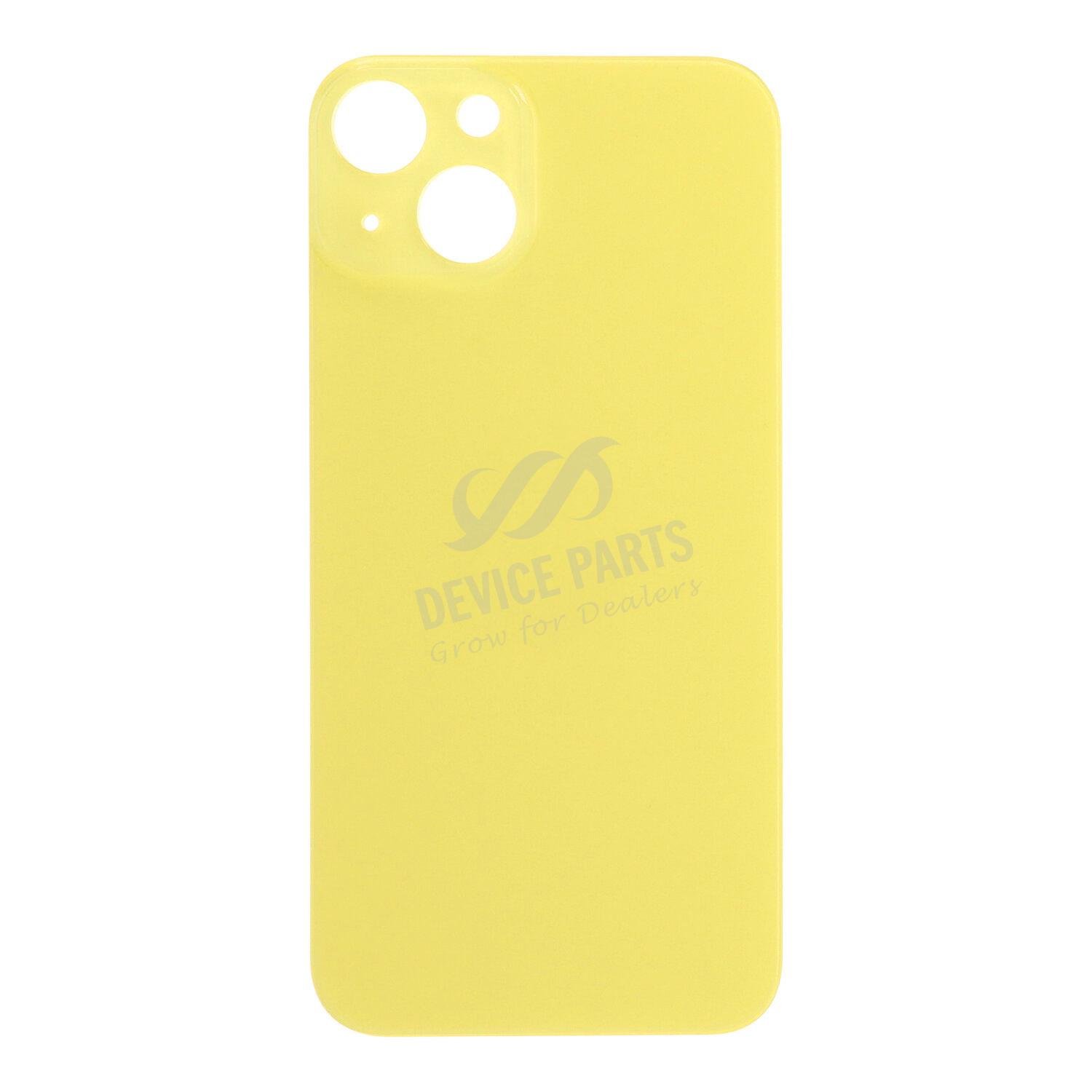 as128531_2307212868_1.jpg Battery Door with Adhesive for iPhone 14 Small Hole Yellow OEM - Image 1