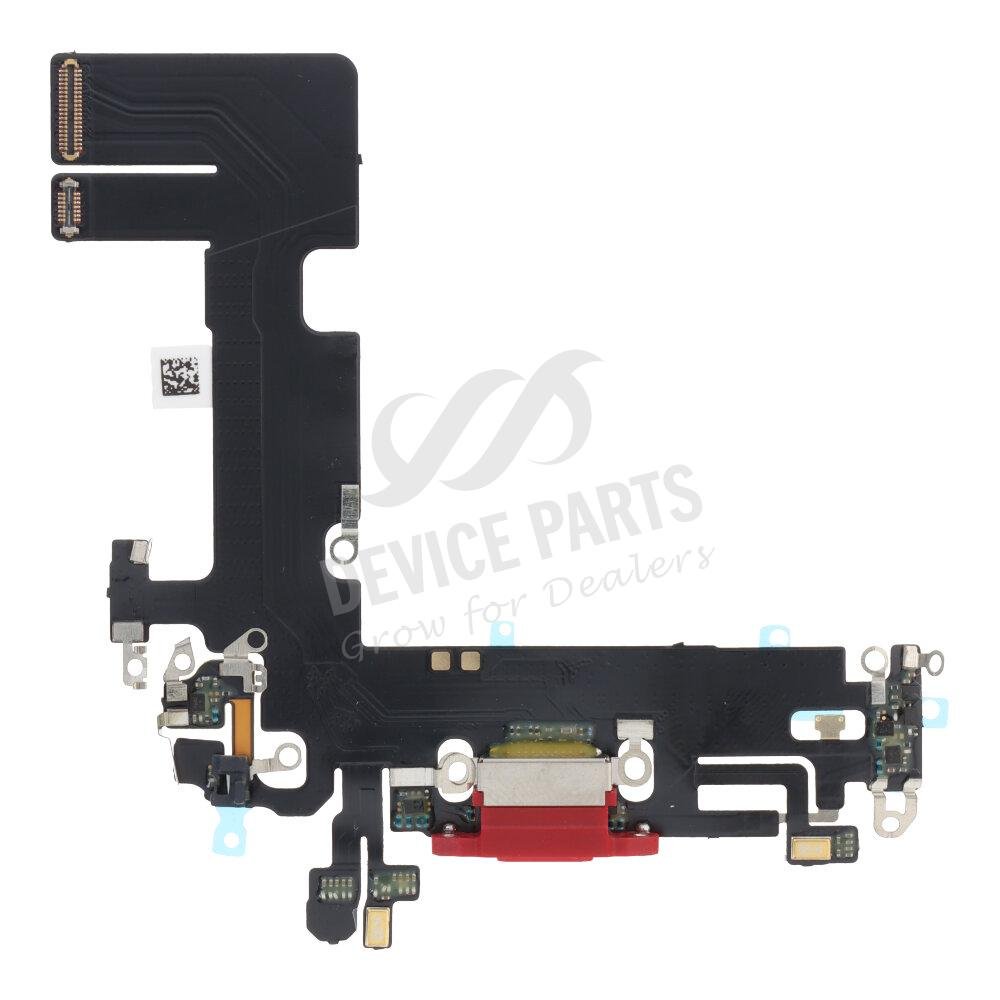 as128689_2308022065_1.jpg Charging Port Flex Cable for iPhone 13 6.1" Red OEM - Image 1