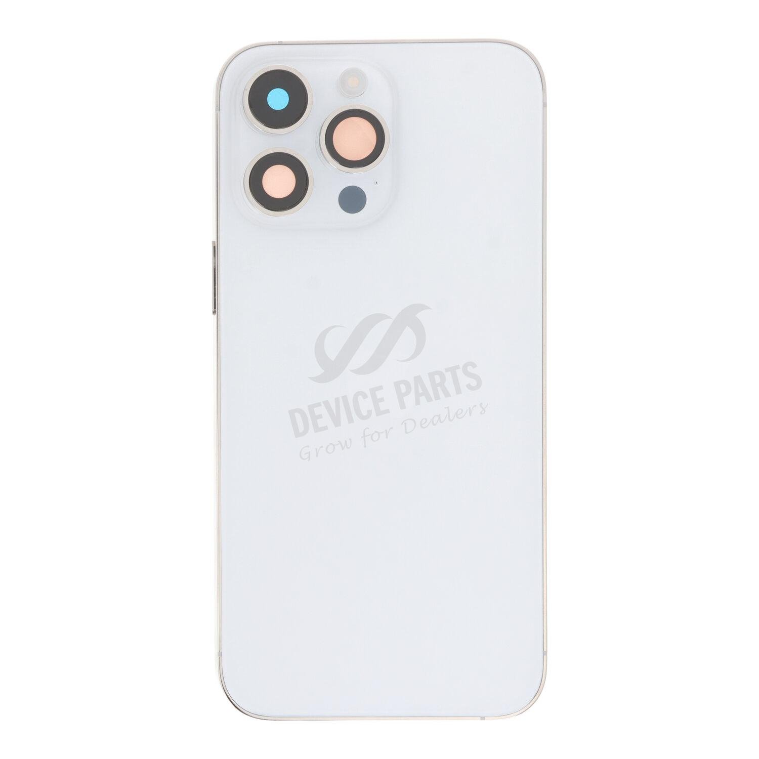 as128745_2312186987_1.jpg Battery Door Assembly for iPhone 14 Pro Max A2893/A2896/A2895/A2894 European Version Silver OEM - Image 1
