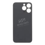 Battery Door with Adhesive for iPhone 14 Pro Max Large Hole Black without Logo OEM - Image 2