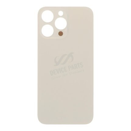 Battery Door with Adhesive for iPhone 14 Pro Max Large Hole Gold without Logo OEM
