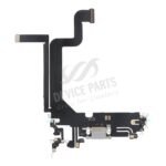 Charging Port Flex Cable for iPhone 14 Pro Max White HQ