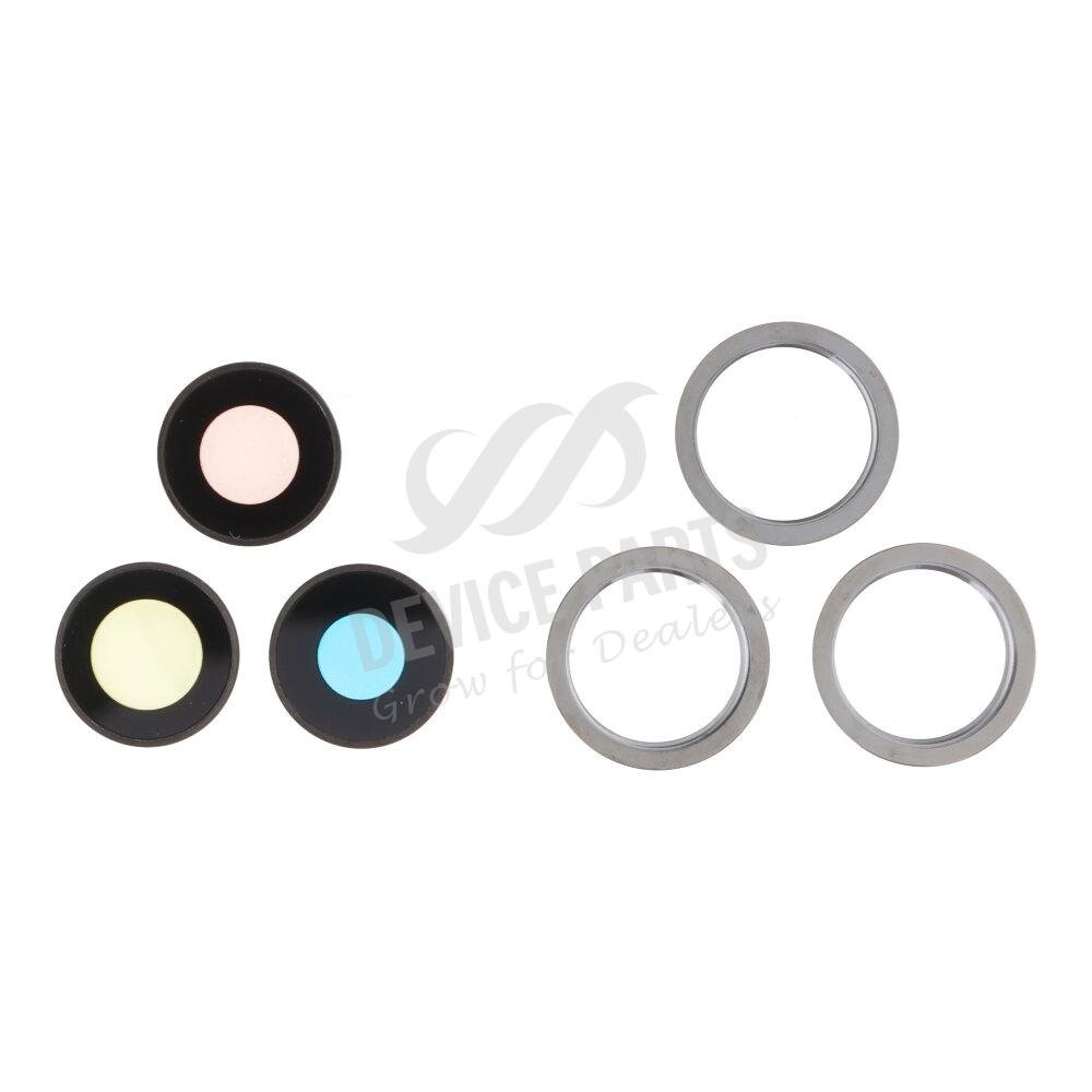 as130259_2309121737_1.jpg Back Camera Lens and Bezel for iPhone 12 Pro Max Black HQ 3pcs in one set - Image 1