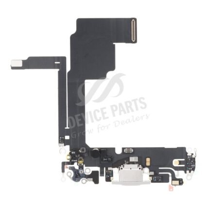Charging Port Flex Cable for iPhone 15 Pro White Titanium Ori