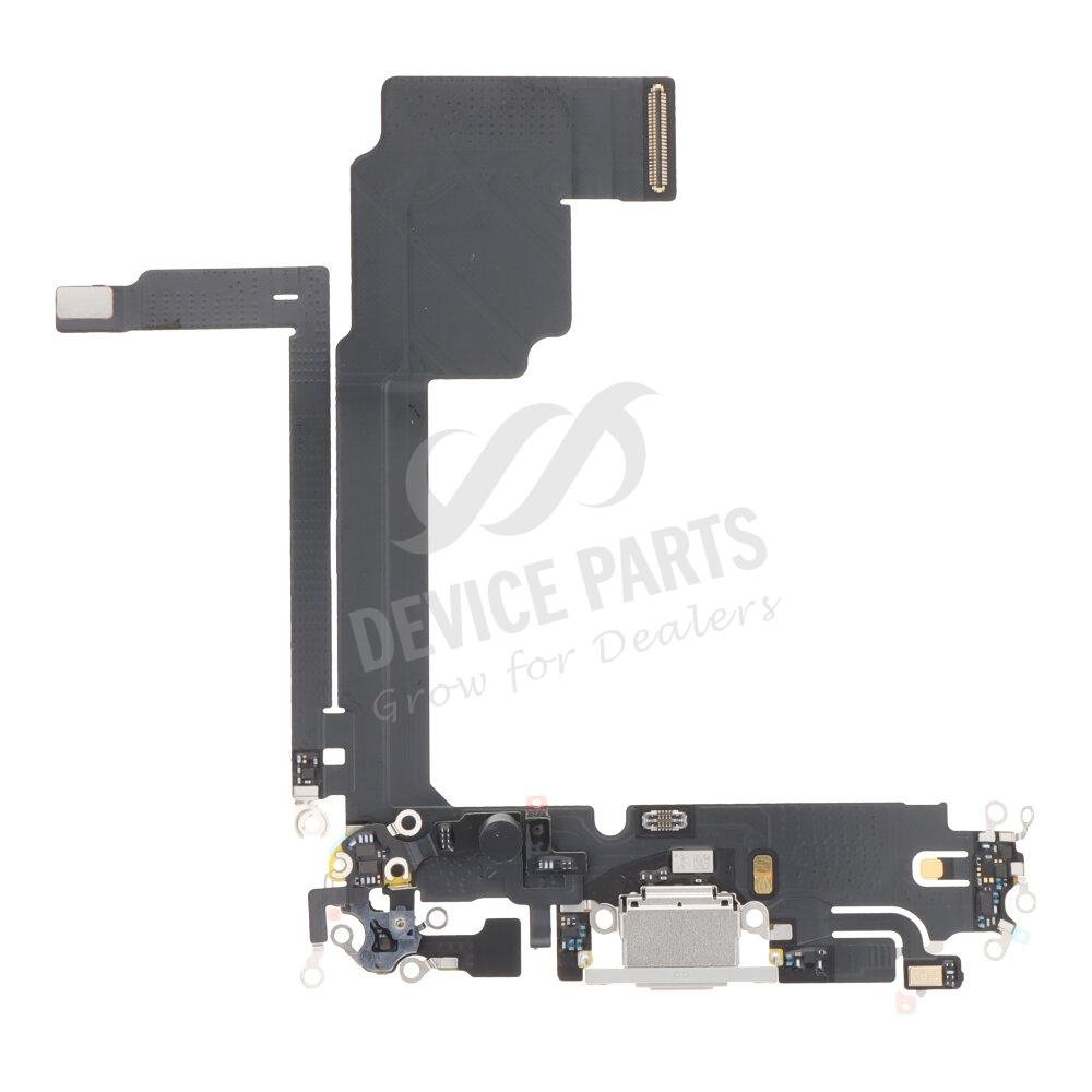 as130907_2309222120_1.jpg Charging Port Flex Cable for iPhone 15 Pro Max White Titanium Ori - Image 1
