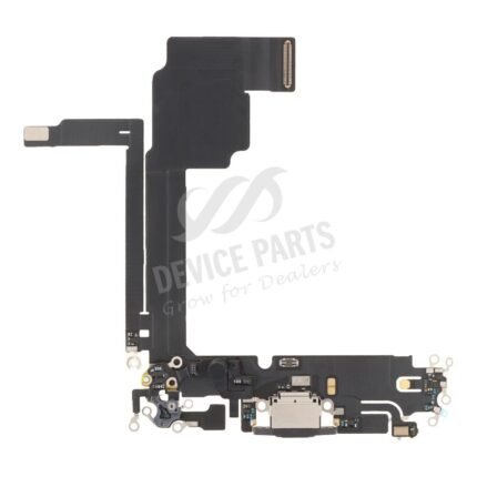 Charging Port Flex Cable for iPhone 15 Pro Max Black Titanium Ori