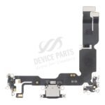 Charging Port Flex Cable for iPhone 15 Plus Black Ori R