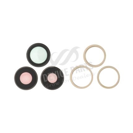 Back Camera Lens and Bezel for iPhone 13 Pro 6.1"/13 Pro Max 6.7" Gold HQ 3pcs in one set