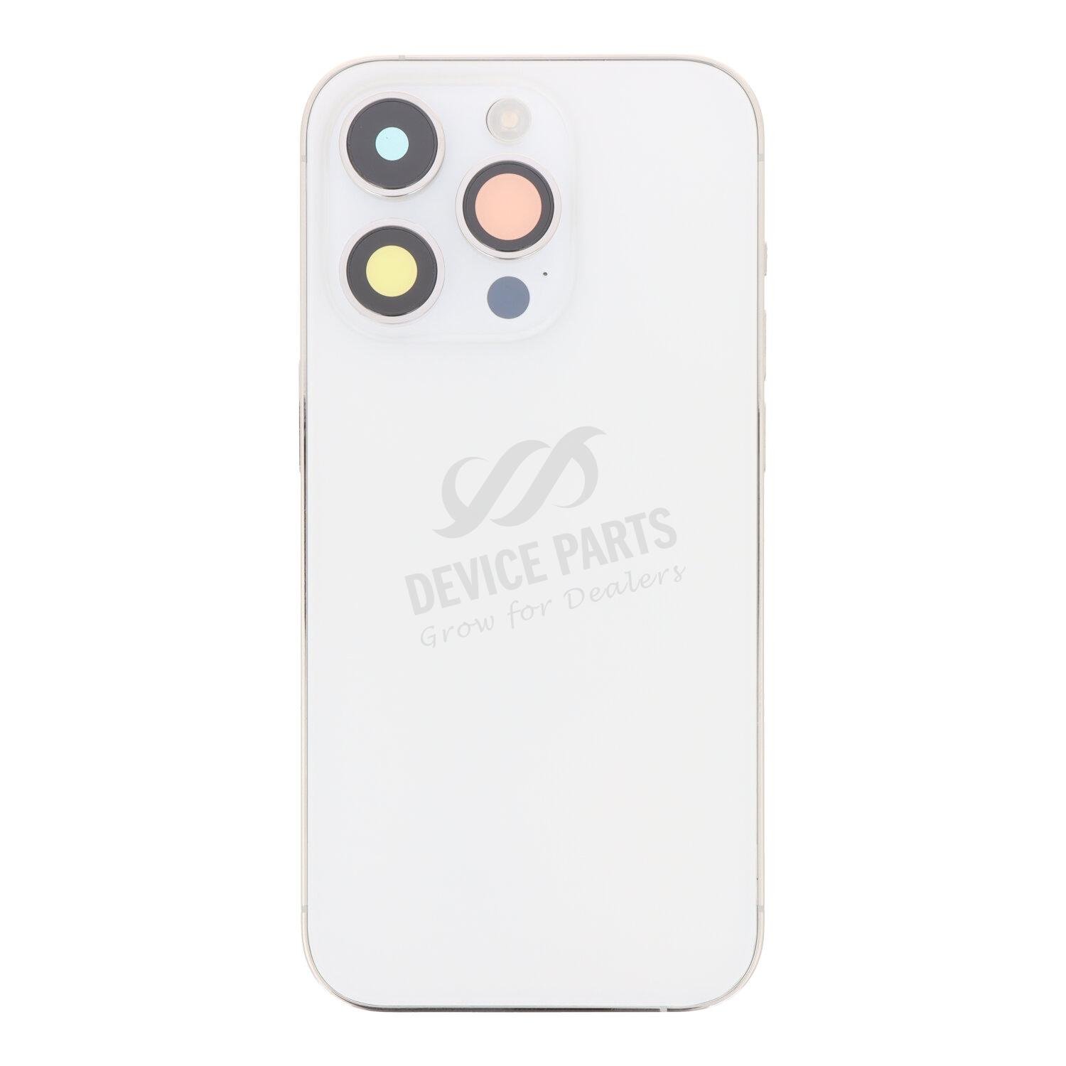as131653_2311074389_1.jpg Battery Door Assembly for iPhone 14 Pro A2890/A2889/A2892/A2891 European Version Silver OEM - Image 1