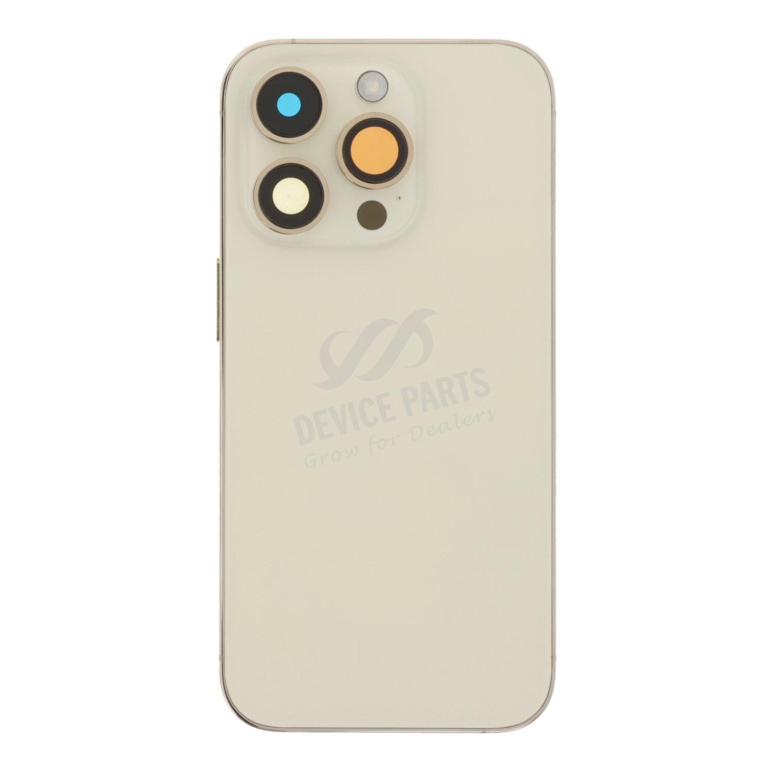 as131654_2505308589_1.jpg Battery Door Assembly for iPhone 14 Pro A2890/A2889/A2892/A2891 European Version Gold OEM - Image 1