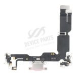 Charging Port Flex Cable for iPhone 15 Plus Pink Ori R