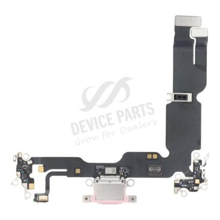 Charging Port Flex Cable for iPhone 15 Plus Pink Ori R