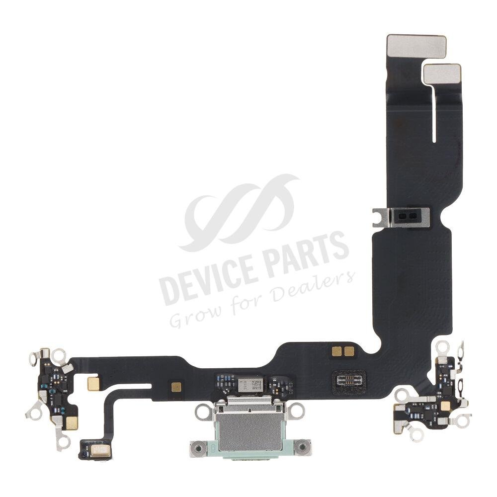 as132480_2312225254_1.jpg Charging Port Flex Cable for iPhone 15 Plus Green Ori R - Image 1