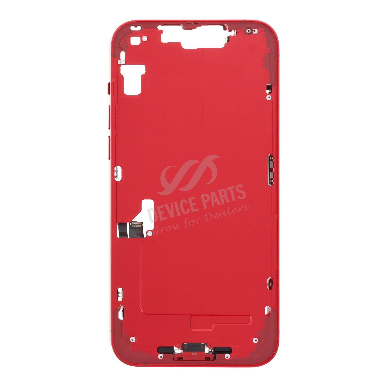 as132791_2403191386_1.jpg Middle Frame Assembly for iPhone 14 Plus A2632 USA Version Red OEM - Image 1