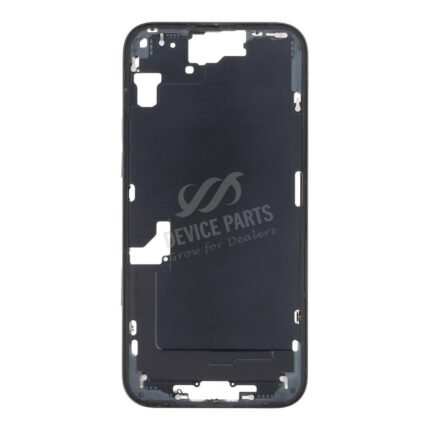 Middle Frame with Side Buttons + SIM Card Tray for iPhone 15 Plus A3094 European Version Black Ori R
