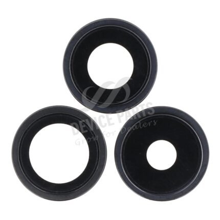 Back Camera Lens and Bezel for iPhone 15 Pro Black Titanium Ori 3pcs in one set