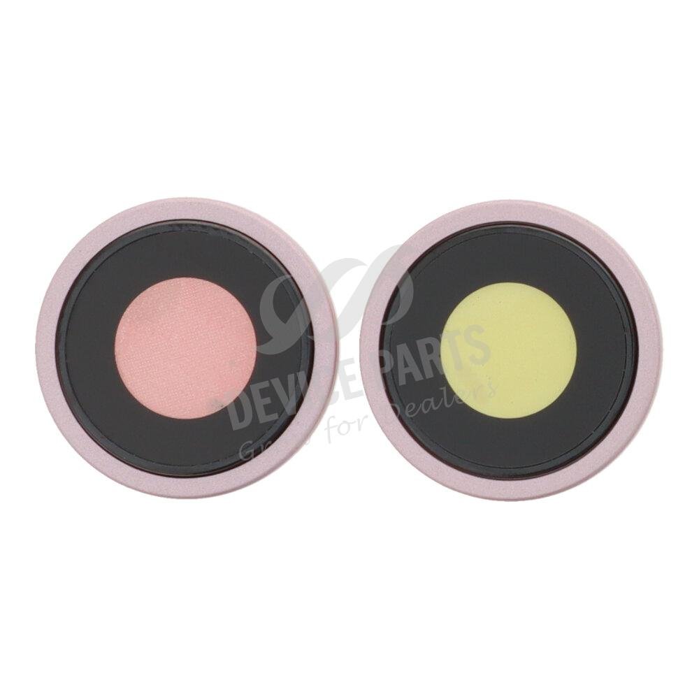 as132841_2311102563_1.jpg Back Camera Lens and Bezel for iPhone 15/15 Plus Pink Ori 2pcs in one set - Image 1