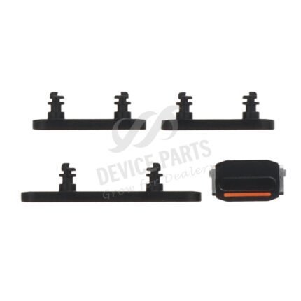 Power Volume Mute Buttons Keys Side Buttons for iPhone 15/15 Plus Black Ori 4pcs in one set