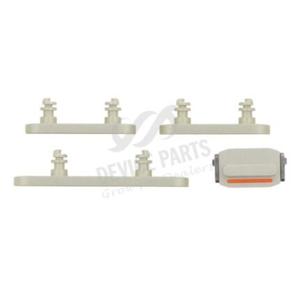 Power Volume Mute Buttons Keys Side Buttons for iPhone 15/15 Plus Yellow Ori 4pcs in one set