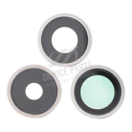 Back Camera Lens and Bezel for iPhone 15 Pro White Titanium Ori 3pcs in one set