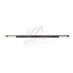Logo Cover for Macbook Air 13.3" M2 A2681/Macbook Air M3 13" A3113/Macbook Air M4 13" A3240 Midnight Black Ori - Image 2