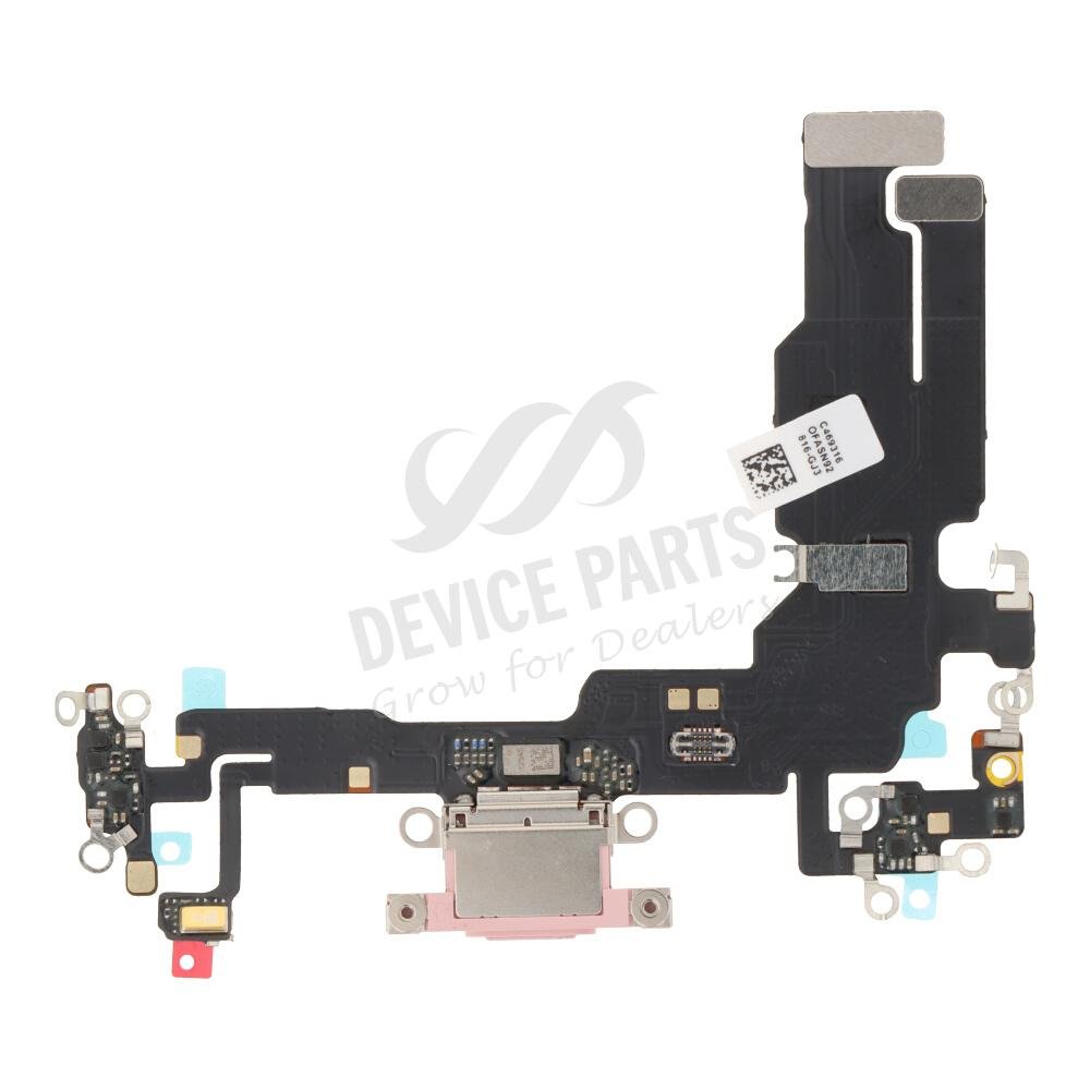 as134759_2505074978_1.jpg Charging Port Flex Cable for iPhone 15 Pink OEM - Image 1
