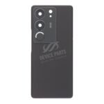 Battery Door + Battery Door Adhesive + Back Camera Lens and Bezel for Vivo V29 Noble Black Ori