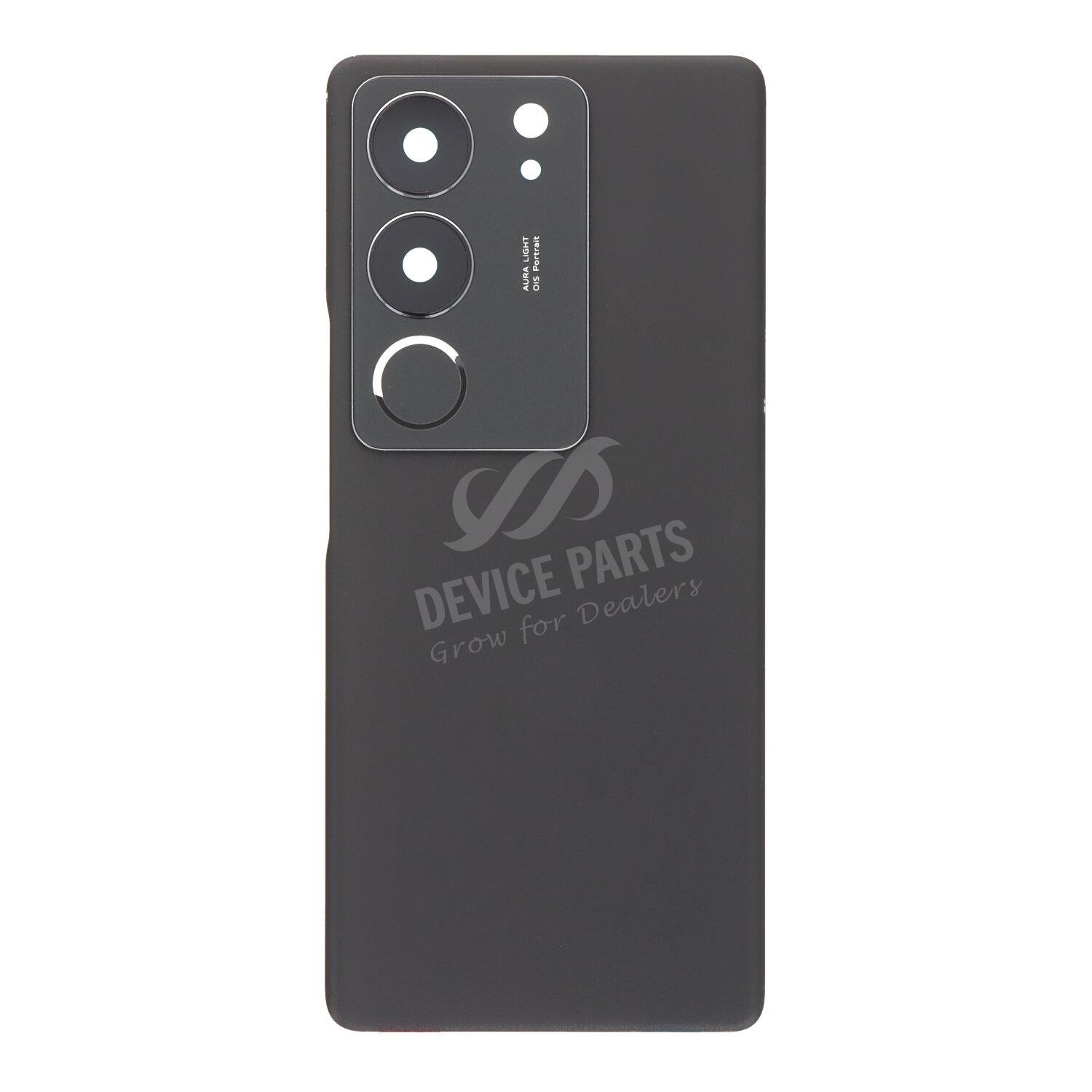 as134822_2312025442_1.jpg Battery Door + Battery Door Adhesive + Back Camera Lens and Bezel for Vivo V29 Noble Black Ori - Image 1
